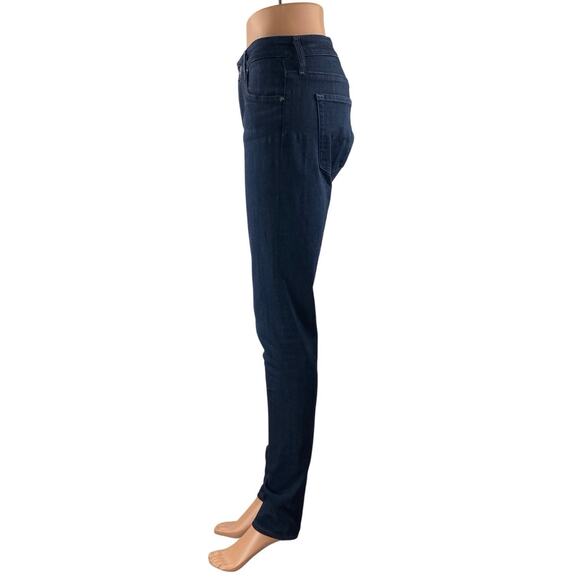 Adriano Goldschmied The Farrah Skinny Dark Blue High Rise Denim Jeans Size 27 - Picture 2 of 5